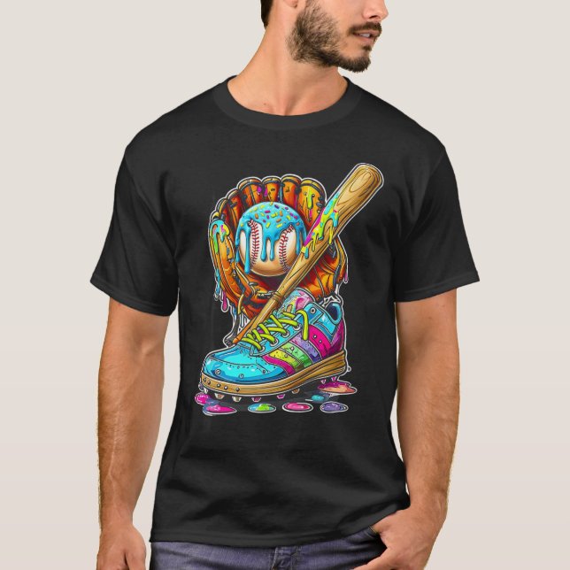 Camiseta Drip de helado Bysebyll Stuff Softbyll Drip Guante (Anverso)