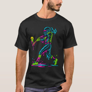 Camiseta Drip de helado Jugador de sóftbol Drip de sóftbol