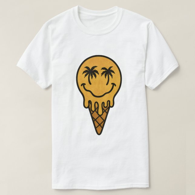 Camiseta Drip Smile | L.A. heatcore (Diseño del anverso)