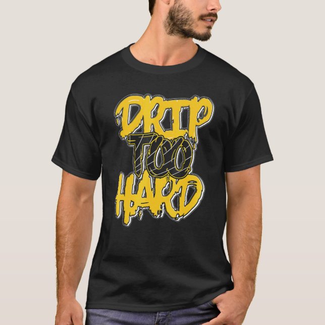 Camiseta Drip Too Hard Lightning 4s Matching (Anverso)