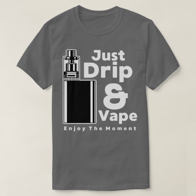 CAMISETA DRIP Y VAPE (Diseño del anverso)