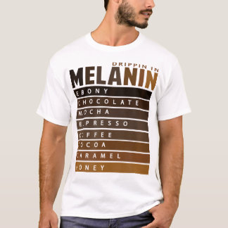 Camiseta Drippin En El Orgullo Negro De Melanin