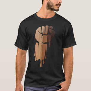 Camiseta Drippin Melanin Black History Month African Pride