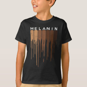 Camiseta Drippin Melanin Orgullo negro Historia divertida G