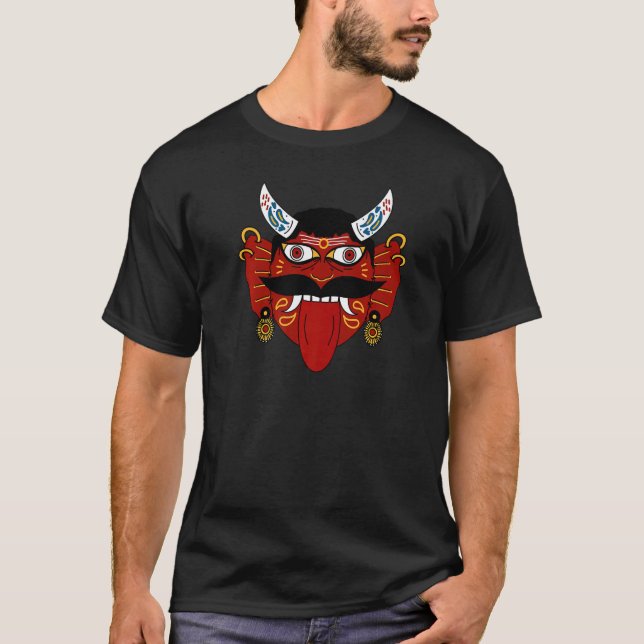 Camiseta Drishti Bomma Nazar Battu Protector de ojos malvad (Anverso)
