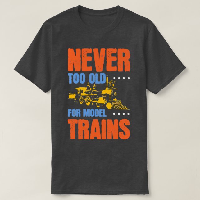 Camiseta Driver Driving The Train Over The Tracks (Diseño del anverso)