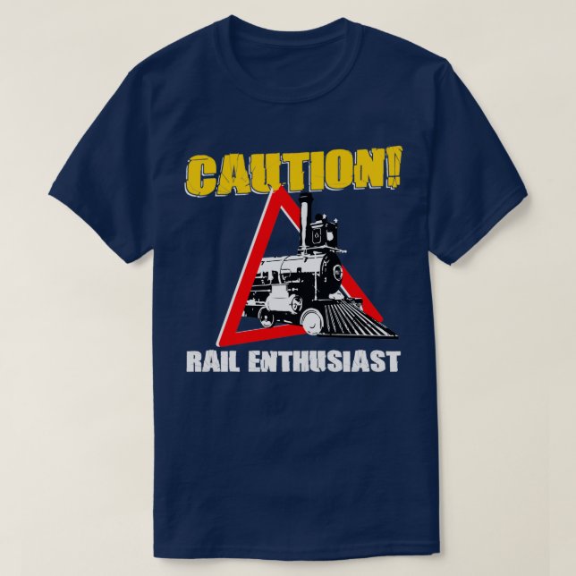 Camiseta Driver Driving The Train Over The Tracks 4 (Diseño del anverso)