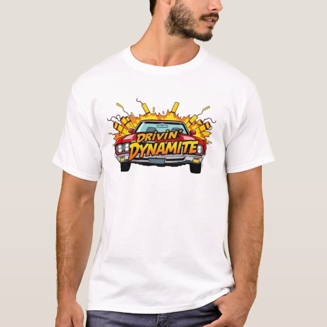Camiseta Drivin’ Dinamita 1970 Oldsmobile 442 (Anverso)