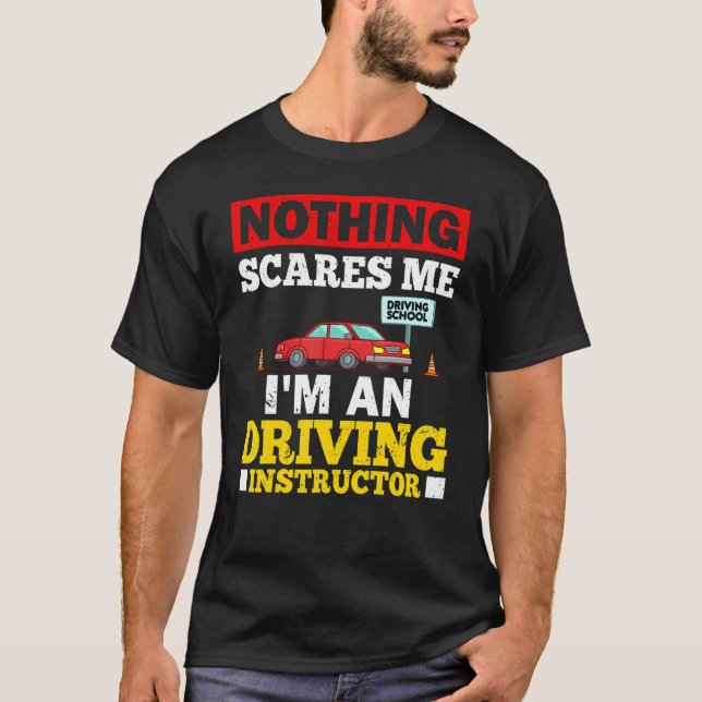 Camiseta Driving Instructor School Lessons Driver Education (Anverso)