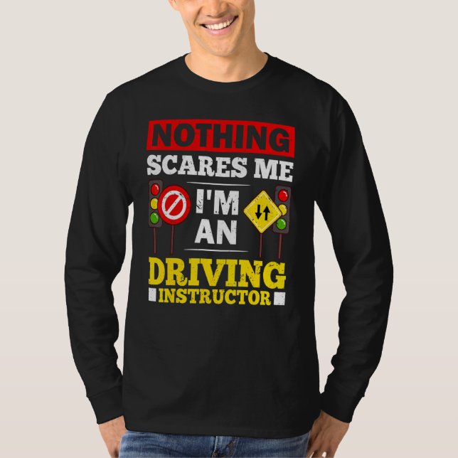 Camiseta Driving Instructor School Lessons Driver Education (Anverso)