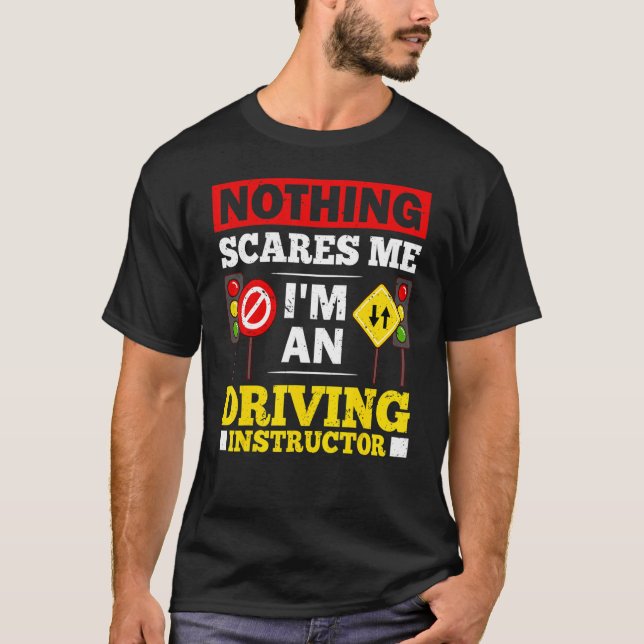 Camiseta Driving Instructor School Lessons Driver Education (Anverso)