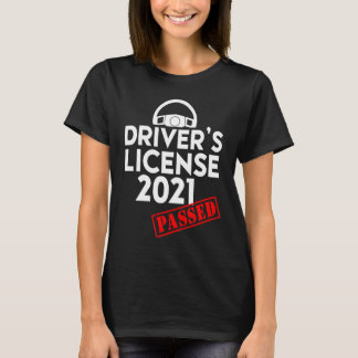 Camiseta Driving licence 2021 Existing  for beginners