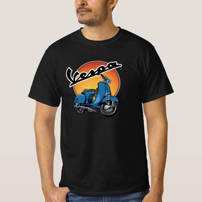 Camiseta Driving scooter, cool scooter, italian scooter (Anverso)