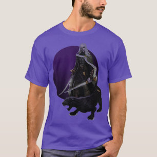 Camiseta Drizzt y Guenhwyvar Realmas olvidadas arte fanátic
