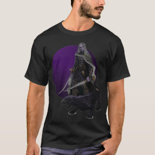 Camiseta Drizzt y Guenhwyvar Reinos olvidados Fan art sun