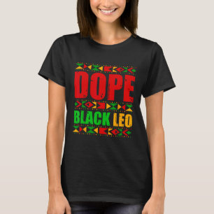 Camiseta Droga Negro Leo Mes de la Historia Negra Melanina