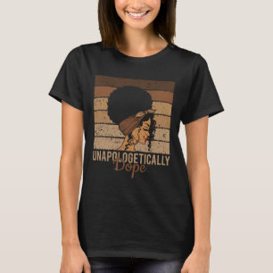 Camiseta Droga sin disculpas - Mujer africana de historia n