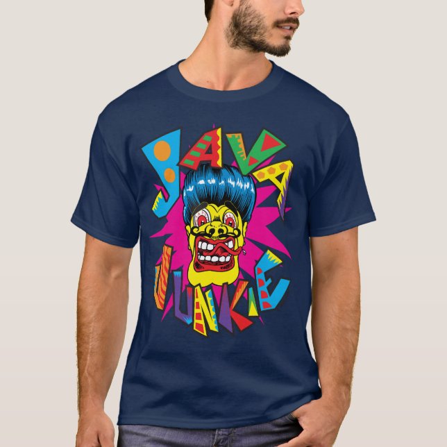 Camiseta Drogadicto de Java (Anverso)