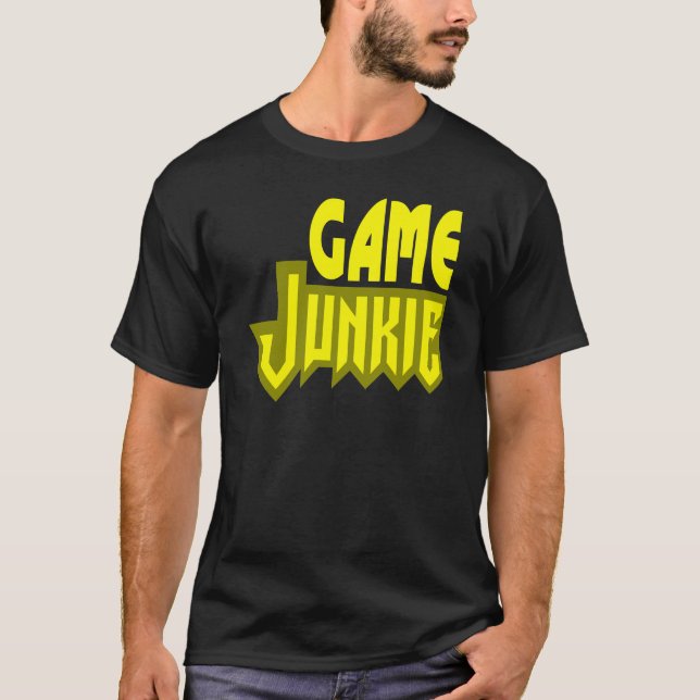 Camiseta Drogadicto del juego (Anverso)