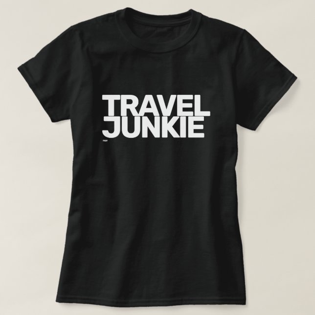 Camiseta Drogadicto del viaje (Diseño del anverso)