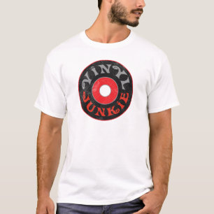 Camiseta Drogadicto del vinilo