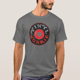 Camiseta Drogadicto del vinilo
