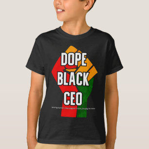 Camiseta Drogas CEO Negro Mes de la Historia Negra