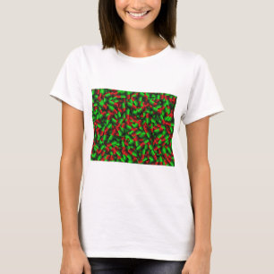 Camiseta drogas de pastillas verdes rojas