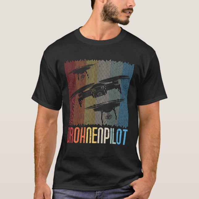 Camiseta Dron Drone Drone Drone Drone Drone Drone Drone Vin (Anverso)