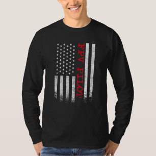 Camiseta Dron piloto de Racecopter de estilo libre FPV