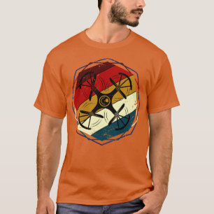 Camiseta Dron quadcopter vintage