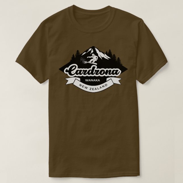 Camiseta drona Wanaka Nueva Zelanda 1 (Diseño del anverso)