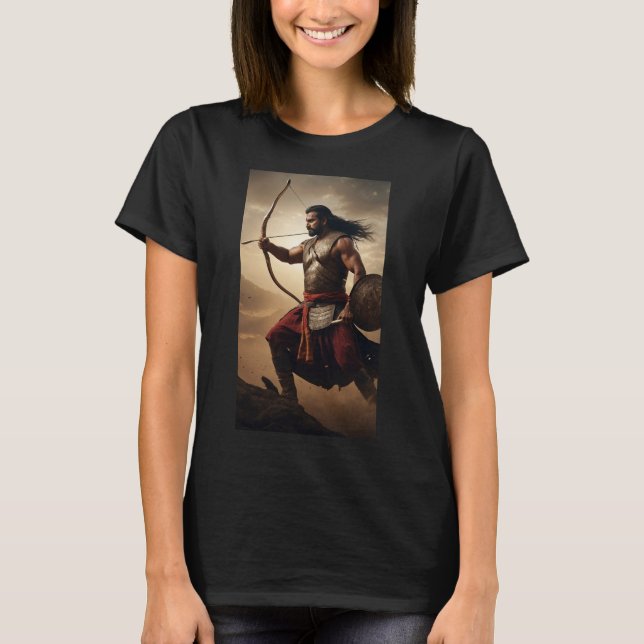 Camiseta Dronacharya: El gurú de Mahabharata del mentor de  (Anverso)