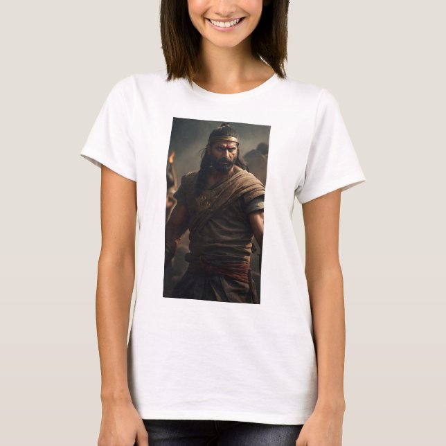 Camiseta Dronacharya: Gurú de la mitología india de los gue (Anverso)