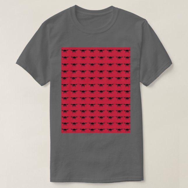Camiseta drone design lightweight arts drone masks drone ba (Diseño del anverso)
