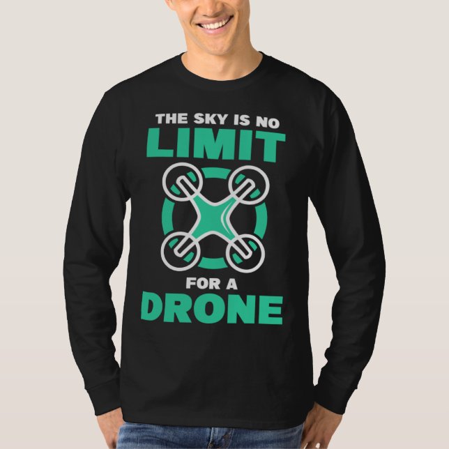 Camiseta Drone Drones Quadrocopter Minidrone (Anverso)