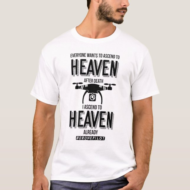 Camiseta Drone Footage Fpv Dronepilot (Anverso)