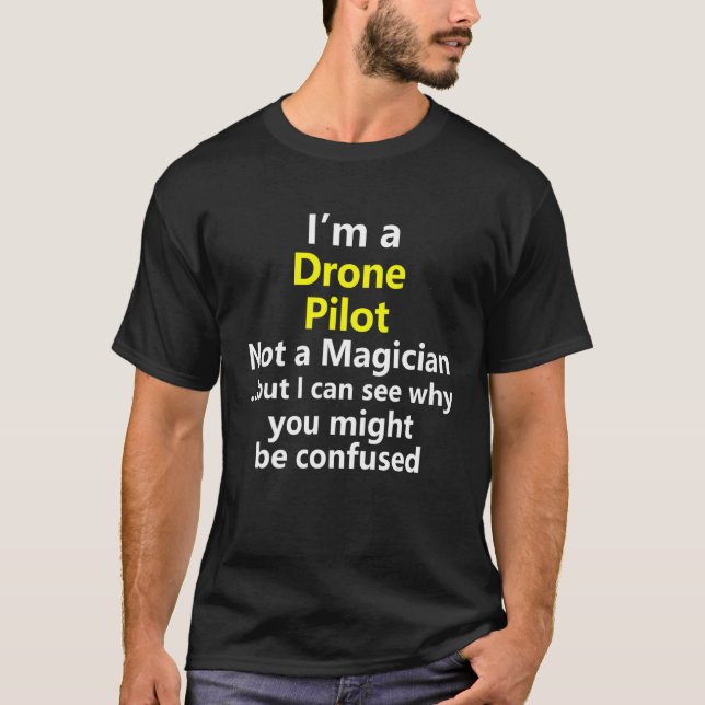 Camiseta Drone Pilot Operator Unmanned Vehicle Job Career O (Anverso)