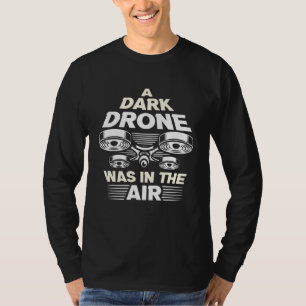 Camiseta Drone Pilot Uav Quadcopter Operador de Carreras Dr