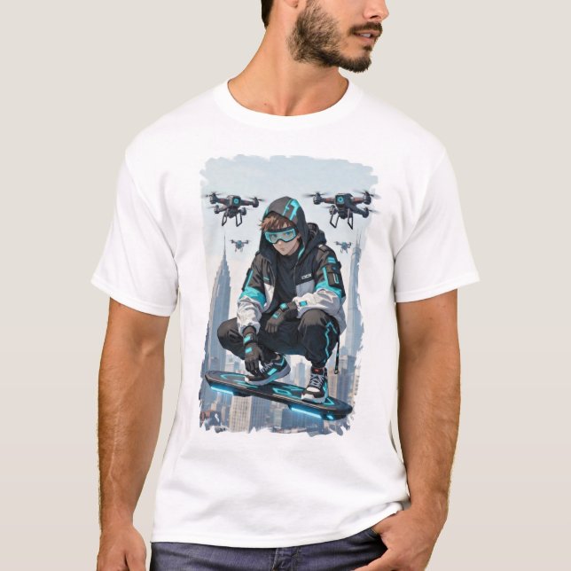 Camiseta Drone Rider (Anverso)
