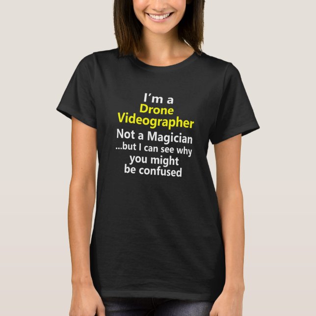 Camiseta Drone Videographer Videography Job Career Occupati (Anverso)