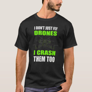 Camiseta Drones de carreras de drones de estilo libre Fpv Q