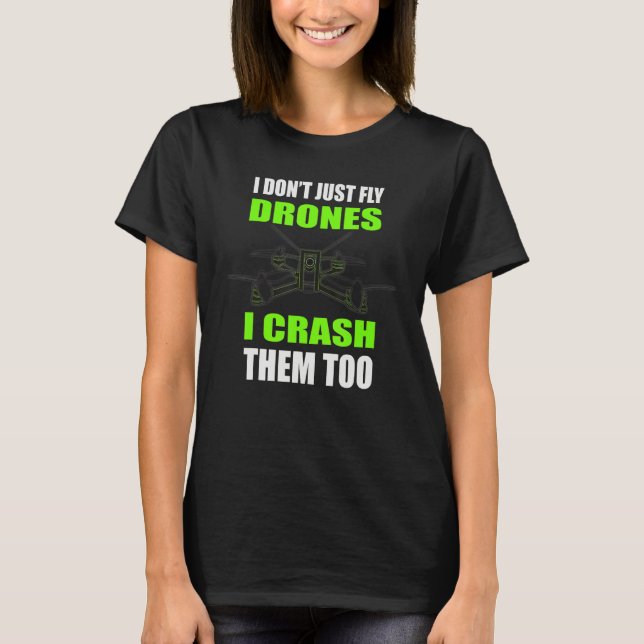 Camiseta Drones De Carreras De Freestyle Drones Fpv Piloto  (Anverso)