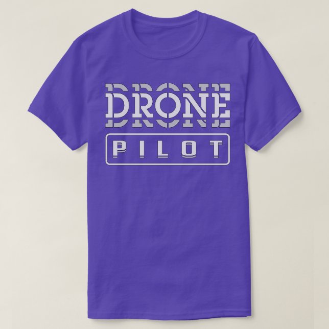 Camiseta Drones piloto de drones Uav (Diseño del anverso)