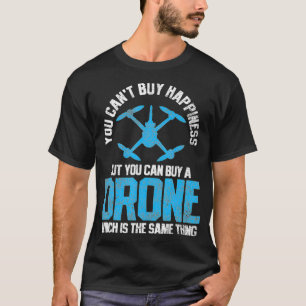 Camiseta Drones Quadcopter Carreras de drones