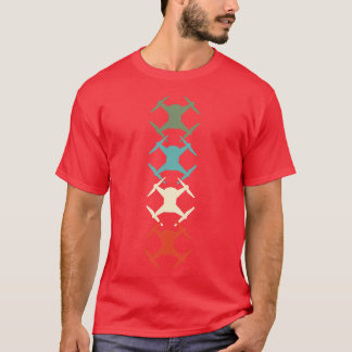 Camiseta Drones Quadcopter Vintage