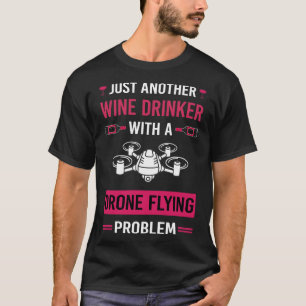 Camiseta Drones voladores de drones de dragón de vino