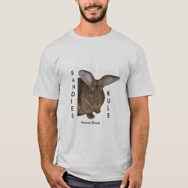 Camiseta Drool de los cervatillos de la REGLA de la (Anverso)