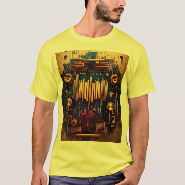 Camiseta "Drop the Bassline: DJ Vibe: Liberar los golpes (Anverso)