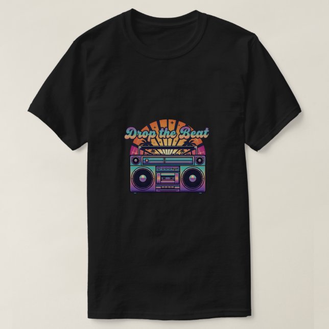 Camiseta Drop the beat (Diseño del anverso)